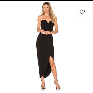 Revolve Shona Joy Draped Dress in Black size 4